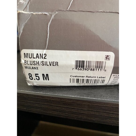 Style & Co Womens Mulan Embellished Wedge Sandals Blush Silver Size 8.5M NIB - Picture 6 of 6